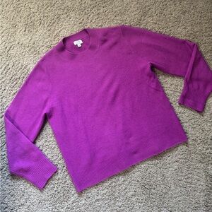 Bright Fuchsia Crewneck Sweater